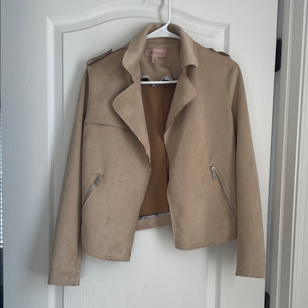 Philosophy Tan Women's Blazer / Jacket